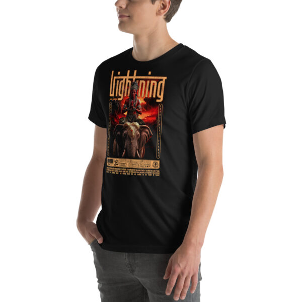 Indra Lightning Jiu-Jitsu - Storm Gods Line Premium Organic T-shirt - Image 2