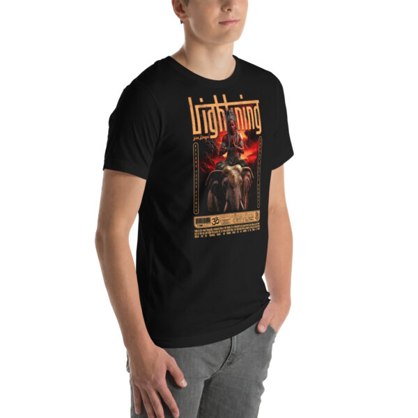 Indra Lightning Jiu-Jitsu - Storm Gods Line Premium Organic T-shirt - Image 3