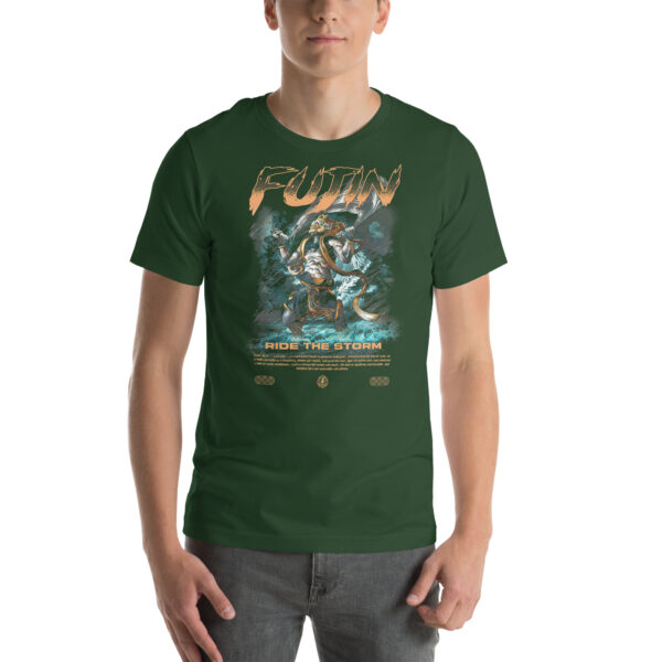 Fujin Lightning Jiu-Jitsu - Storm Gods Line Premium Organic T-shirt - Image 22