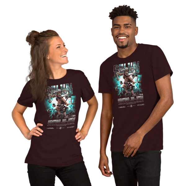 Raijin Lightning Jiu-Jitsu Storm Gods Line - Premium Organic T-shirt - Image 4