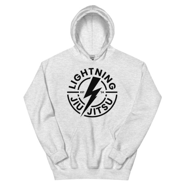 Black Logo - Lightning Jiu-Jitsu Unisex Hoodie