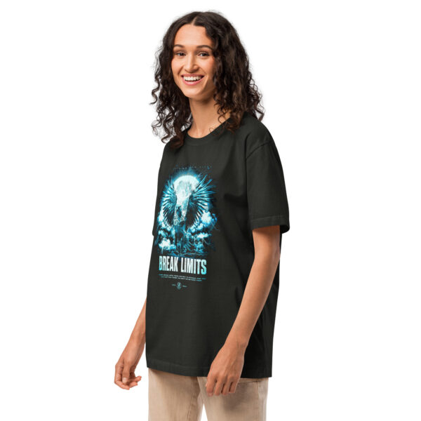 Storm Bird Lightning Jiu-Jitsu - Storm Gods Line Premium Unisex T-shirts - Oversized - Image 2