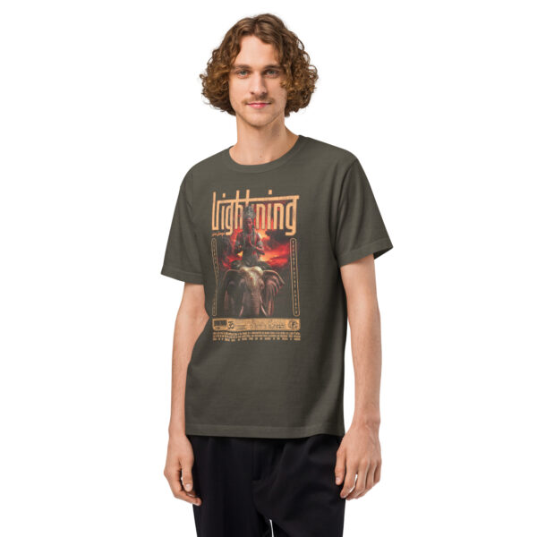 Indra Lightning Jiu-Jitsu - Storm Gods Line Premium T-shirt - Oversized - Image 2