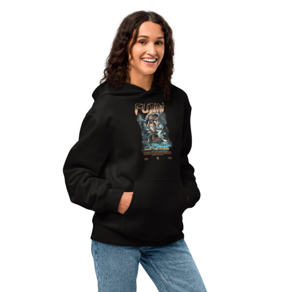 Fujin Lightning Jiu-Jitsu - Gods Line Premium Unisex Hoodie - Oversized - Image 4