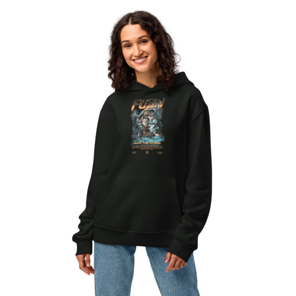 Fujin Lightning Jiu-Jitsu - Gods Line Premium Unisex Hoodie - Oversized - Image 6
