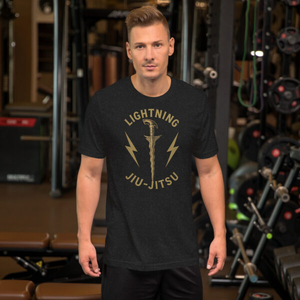 Lightning Jiu-Jitsu - Kris Blade Gold Logo - Unisex T-shirt