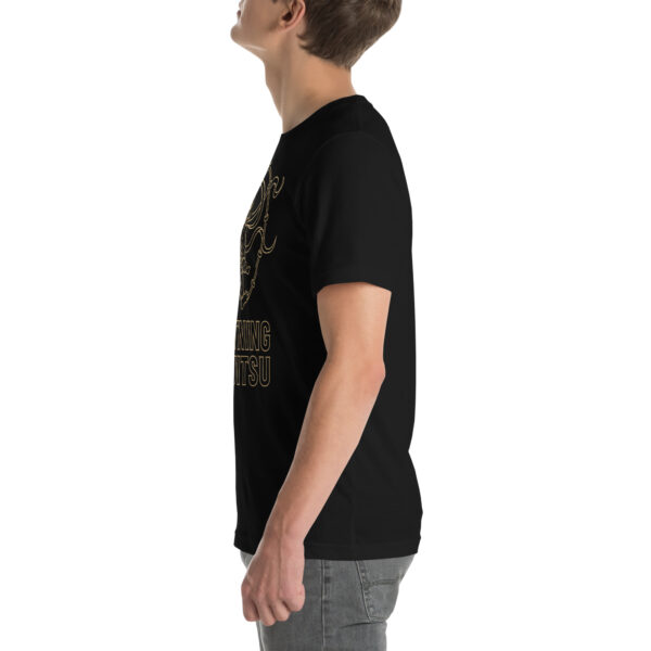 Lightning Jiu-Jitsu Gold Line - Raijin - Unisex T-shirt - Image 9