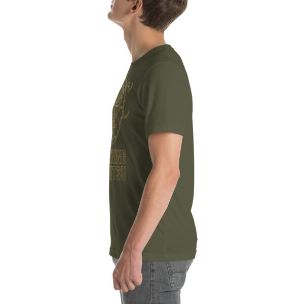 Lightning Jiu-Jitsu Gold Line - Raijin - Unisex T-shirt - Image 63