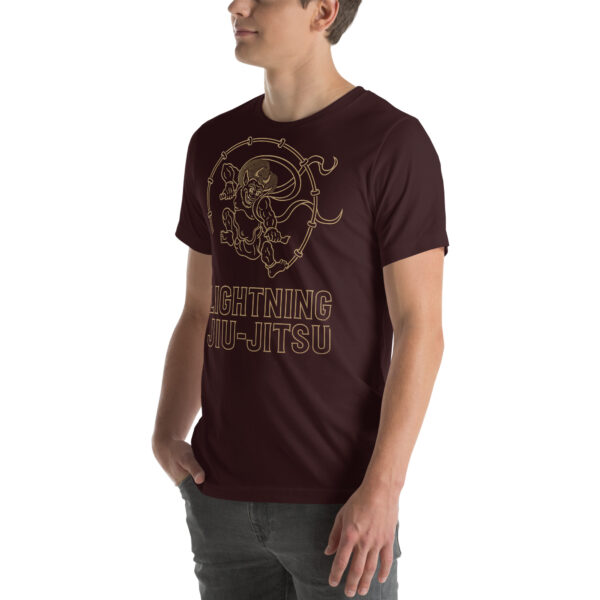 Lightning Jiu-Jitsu Gold Line - Raijin - Unisex T-shirt - Image 22