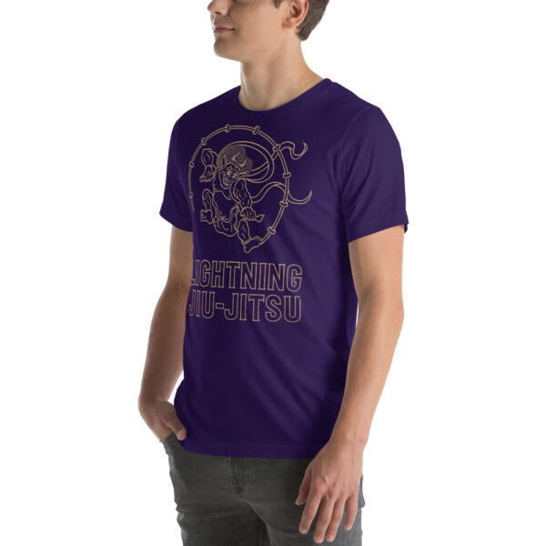 Lightning Jiu-Jitsu Gold Line - Raijin - Unisex T-shirt - Image 27